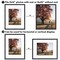 Americanflat Vintage Frames - Picture Frame with Beaded Accents - Use with Included Mat - Distressed Finish